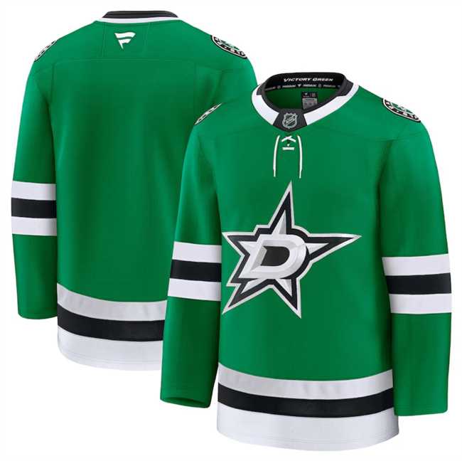 Mens Dallas Stars Blank Green 2024-25 Home Stitched Hockey Jersey Dzhi